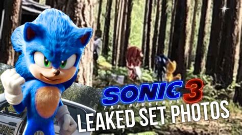 sonic 3 leaked images|New Sonic Movie 3 Set Photos LEAKED!